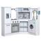 KidKraft White Ultimate Corner Play Kitchen Set with Lights & Sounds